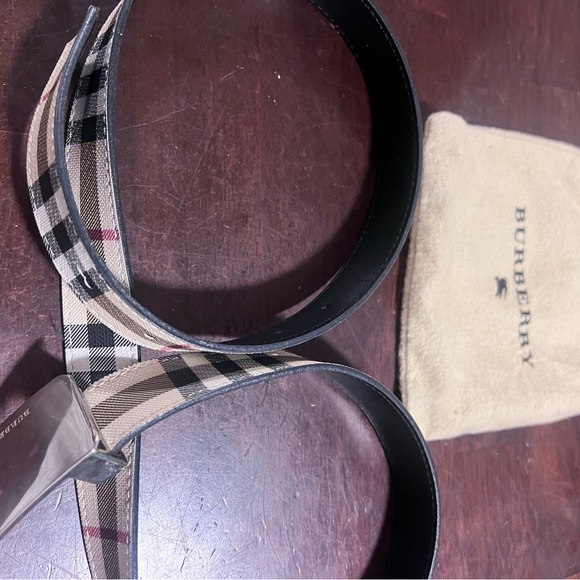 Vintage Burberry Nova Check Belt - Picture 1 of 7